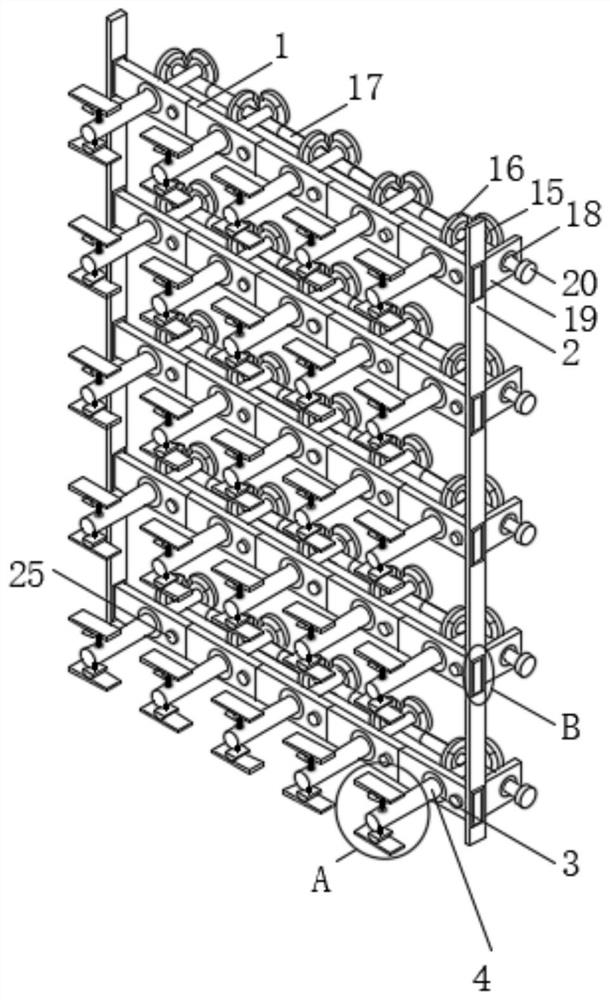 A fast-installed and highly adaptable textile creel mechanism