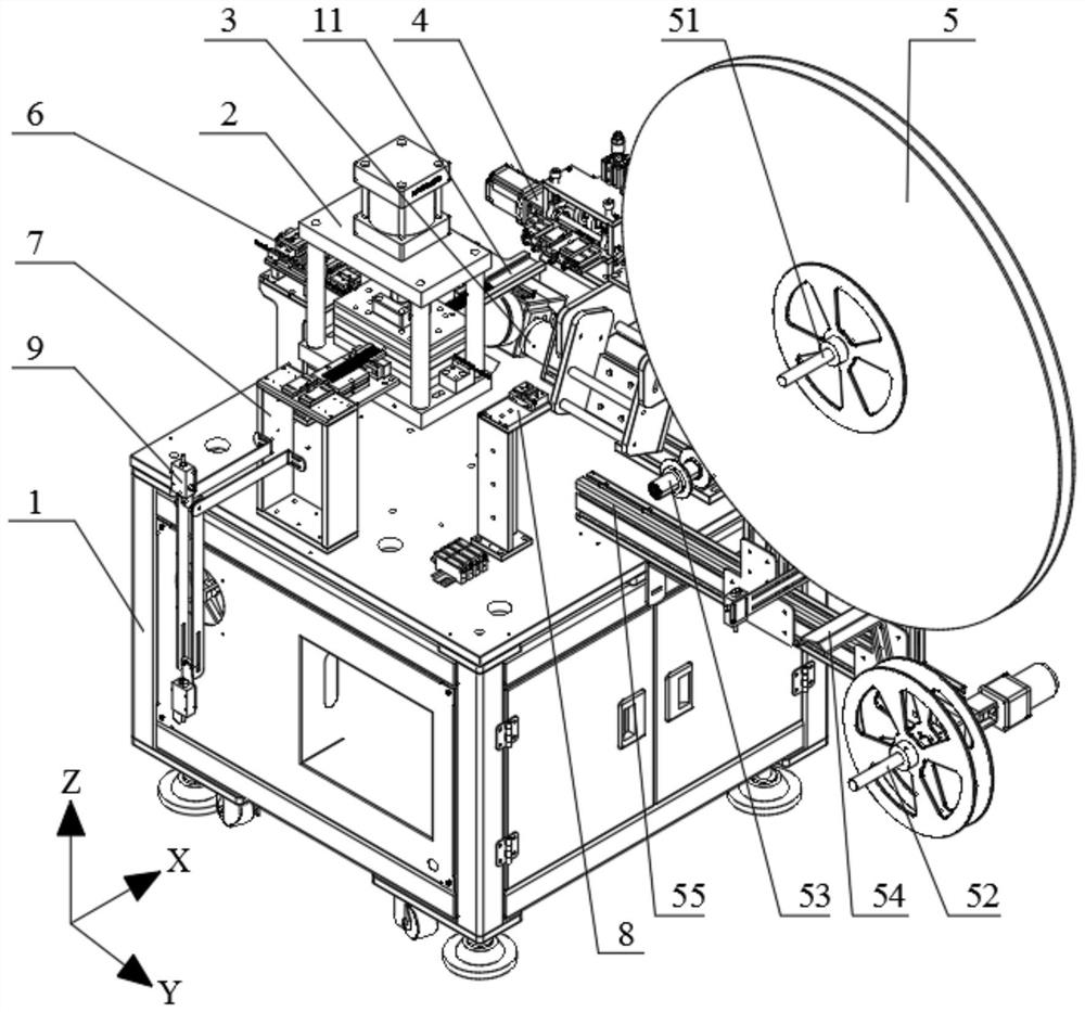 Cross side welding machine