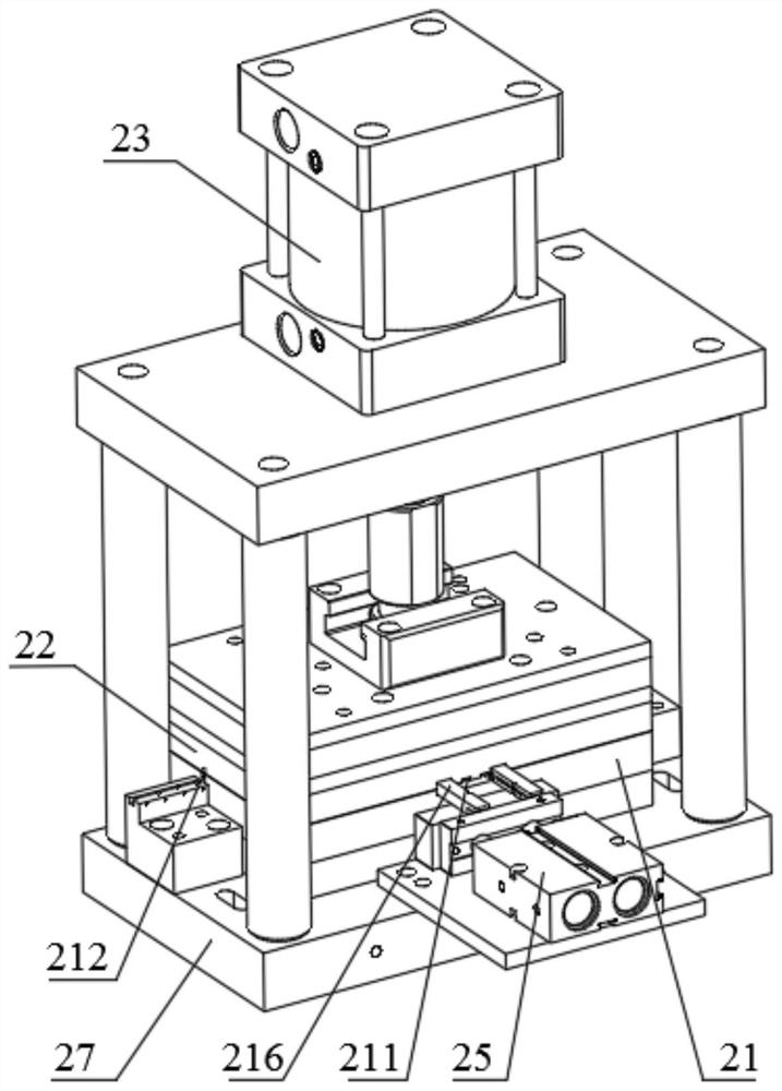 Cross side welding machine