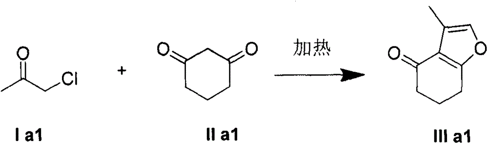 Method for preparing poly-substituted furan through Feist-Benary reaction under alkali-free and solvent-free condition