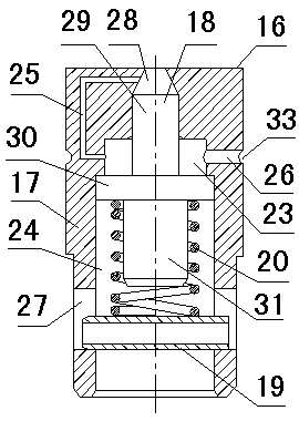 Deep cavity injection mold achieving easy demolding