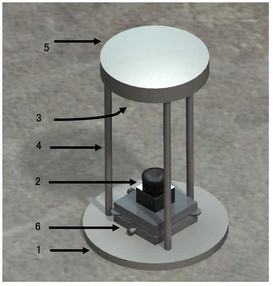 Hyperbolic concave refractive and reflective panorama camera and making method and application thereof