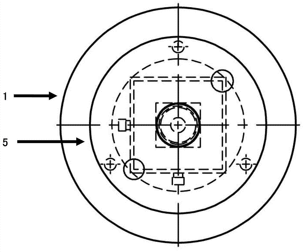 Hyperbolic concave refractive and reflective panorama camera and making method and application thereof