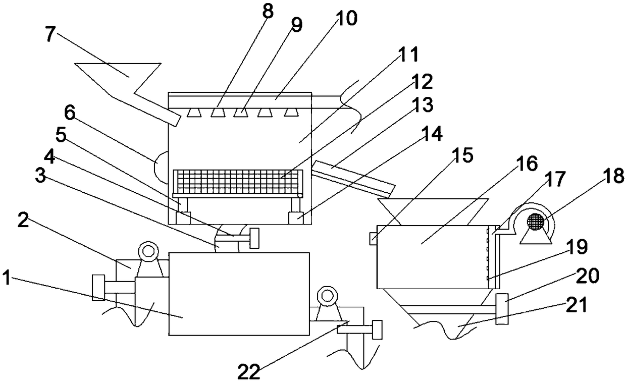 Automobile accessory cleaning device and application method thereof