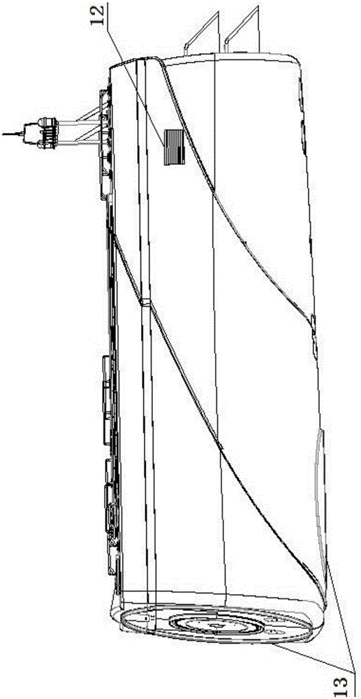 Pressurization and dehumidification device for cabin of marine wind turbine generator system