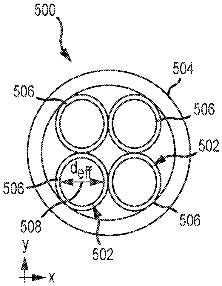 Vibratory flow meter with multichannel flow tube