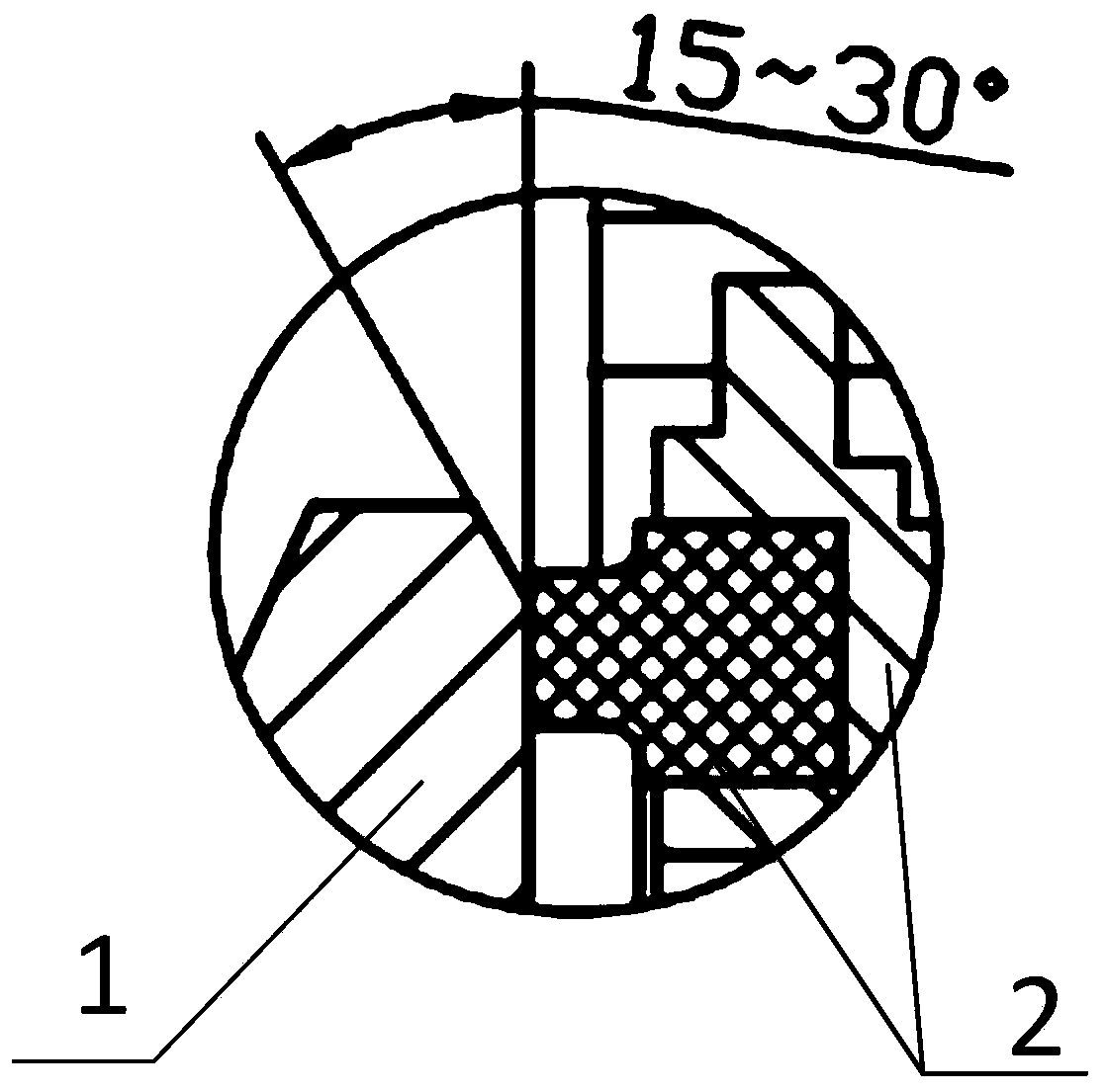 Dynamic sealing device suitable for low-temperature and high-speed repeated use