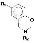 Halogen-free fire retardant containing benzoxazine and polymer material comprising same