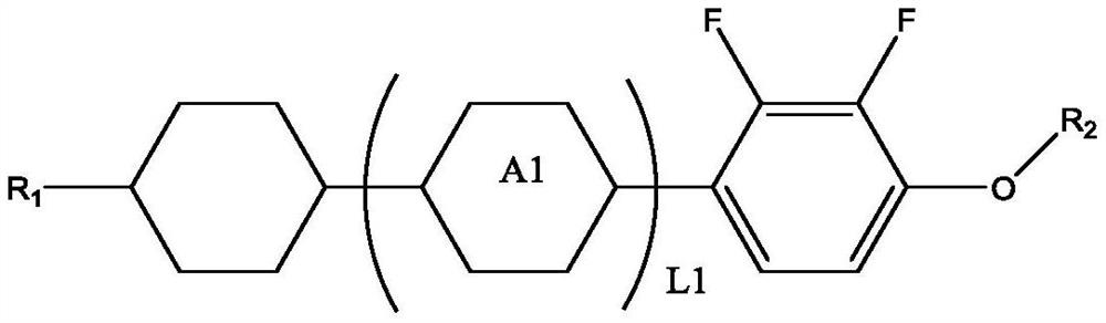 Liquid crystal composition with large optical anisotropy and application