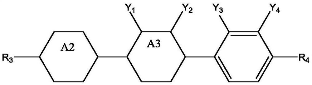 Liquid crystal composition with large optical anisotropy and application