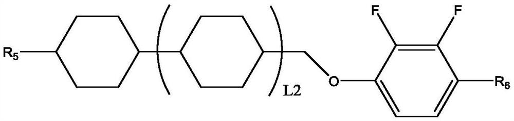 Liquid crystal composition with large optical anisotropy and application