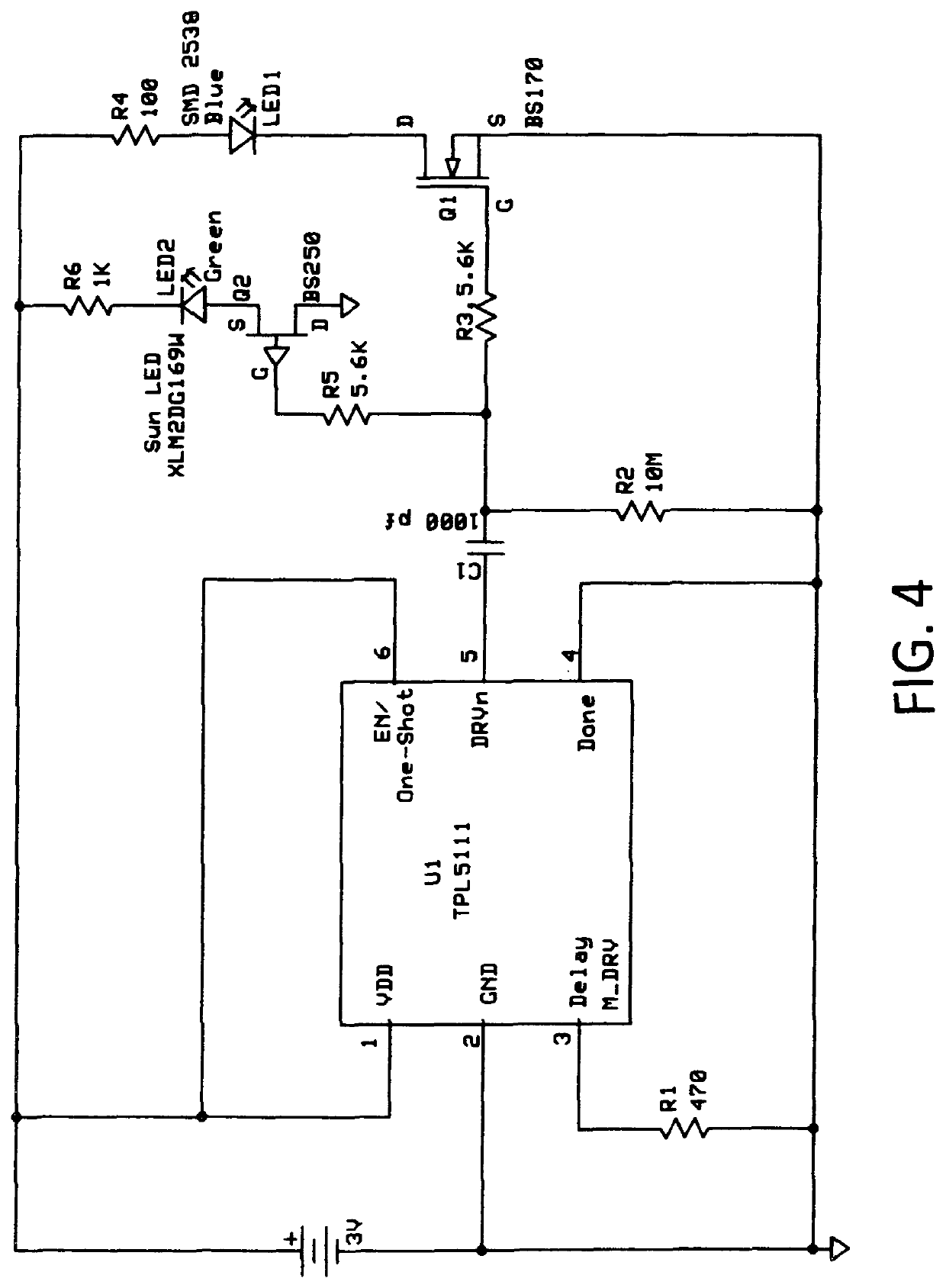 Long-life-light system for deterring rats, mice and similar pets