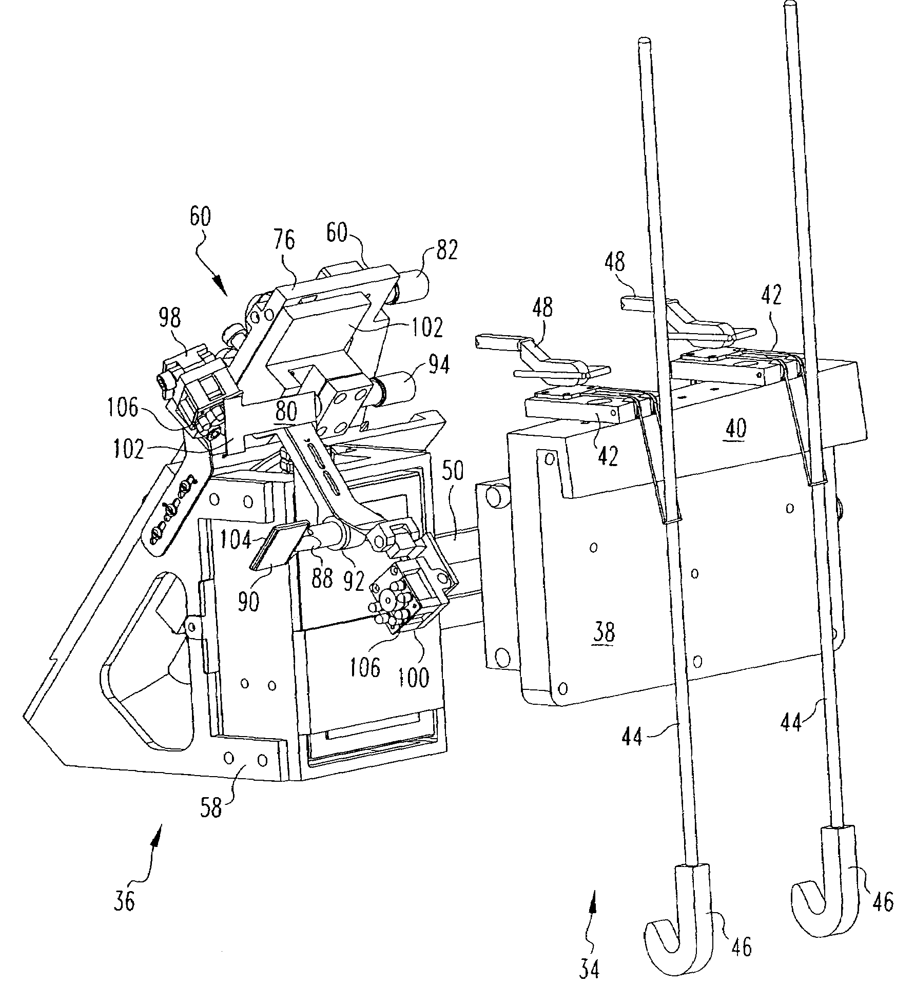 Inspection carriage for turbine blades