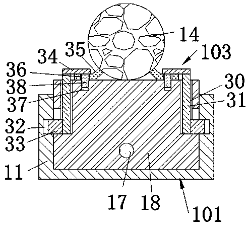 Conveniently detached chemical centrifugal pump