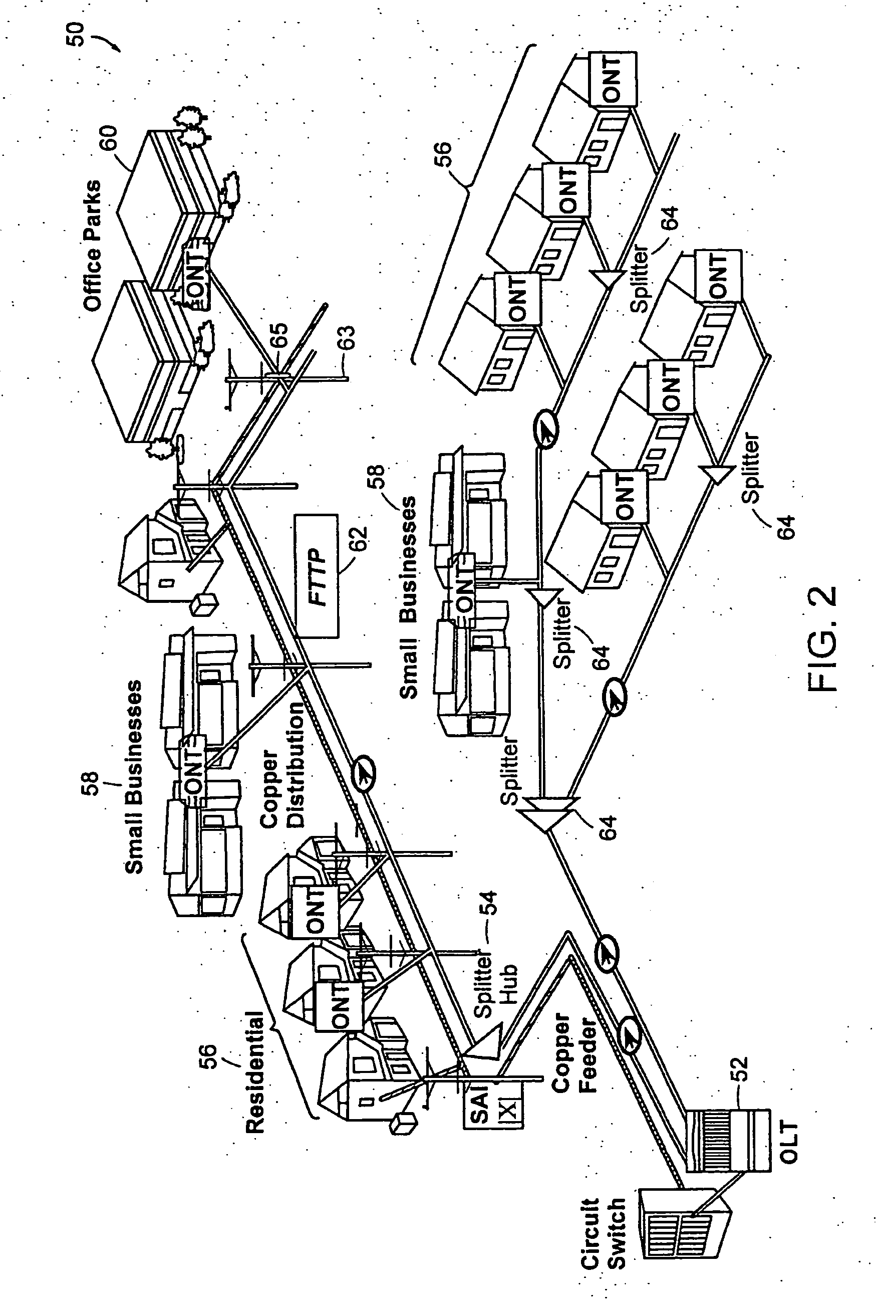 Hinged parking in fiber distribution hubs