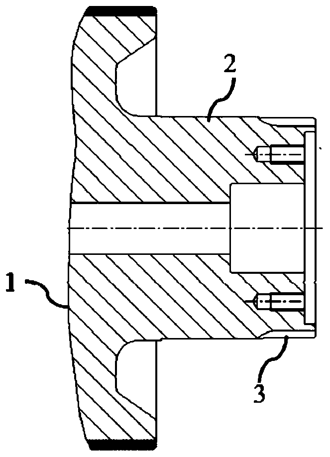 Continuous casting roller driving roller shaft spline repairing method