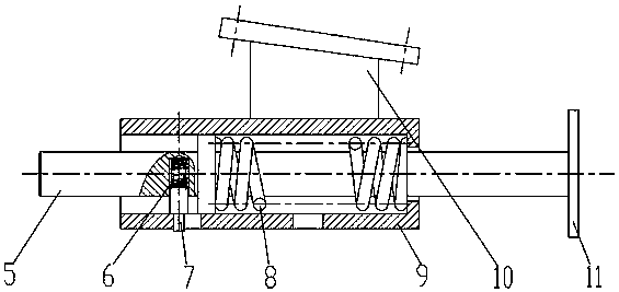 Parking brake device and road roller