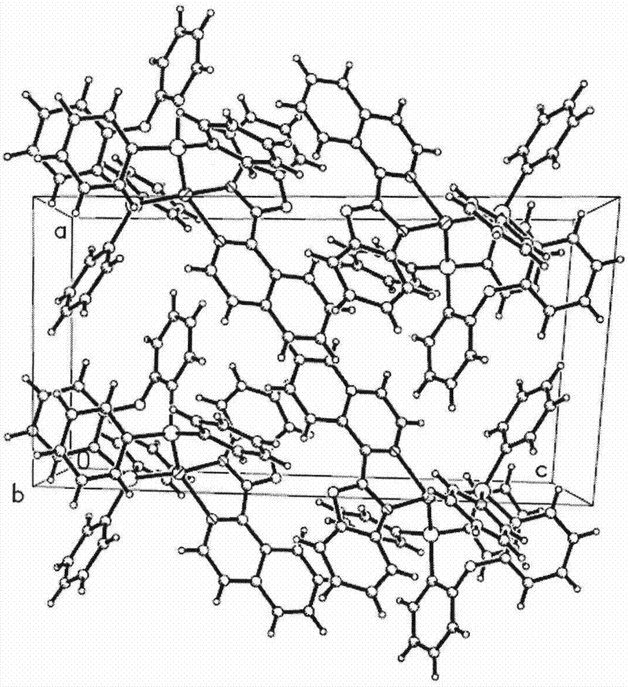 Crystal form of a benzoxazolyl isoquinoline cuprous complex luminescent material