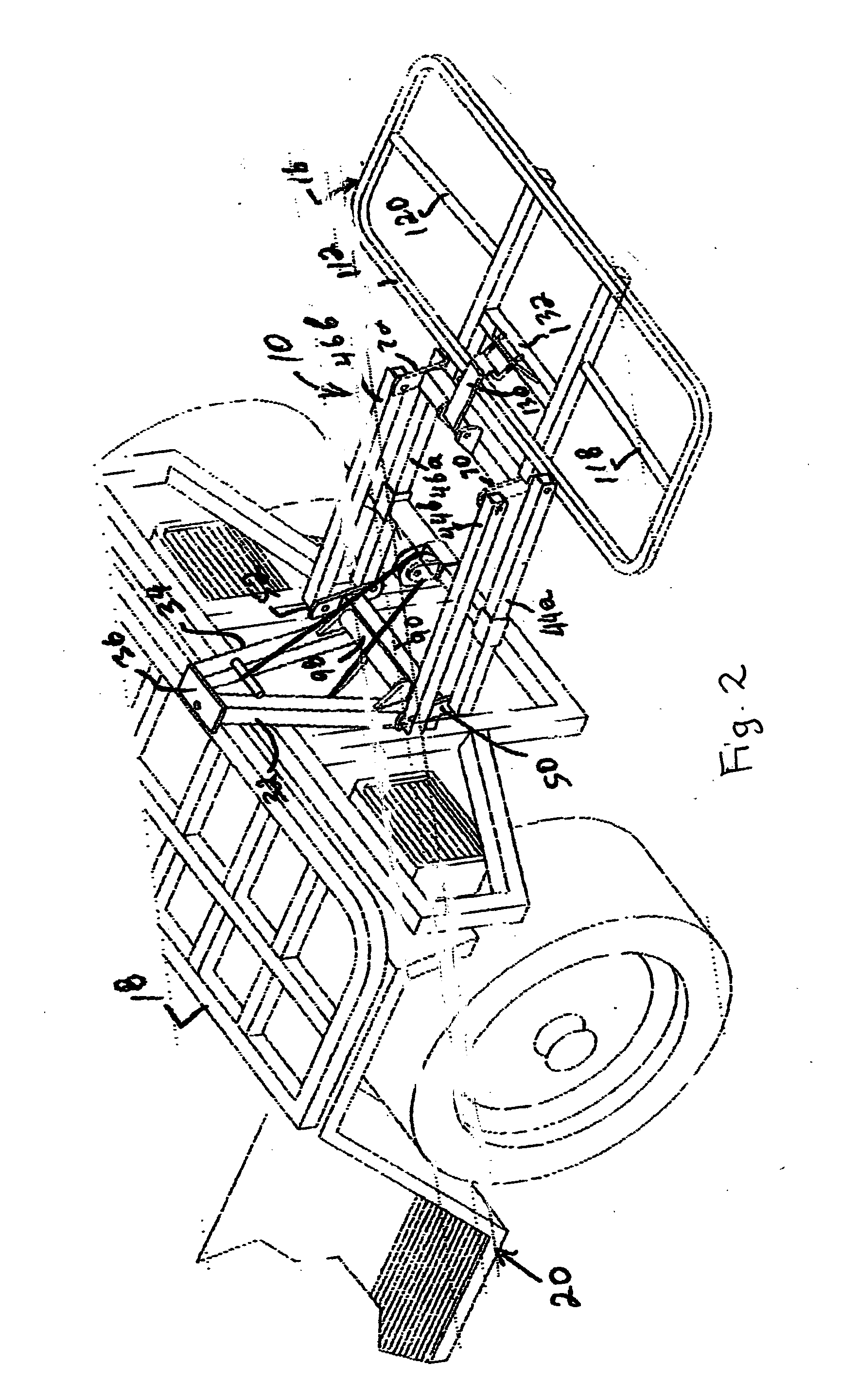 Lift apparatus for an all-terrain vehicle