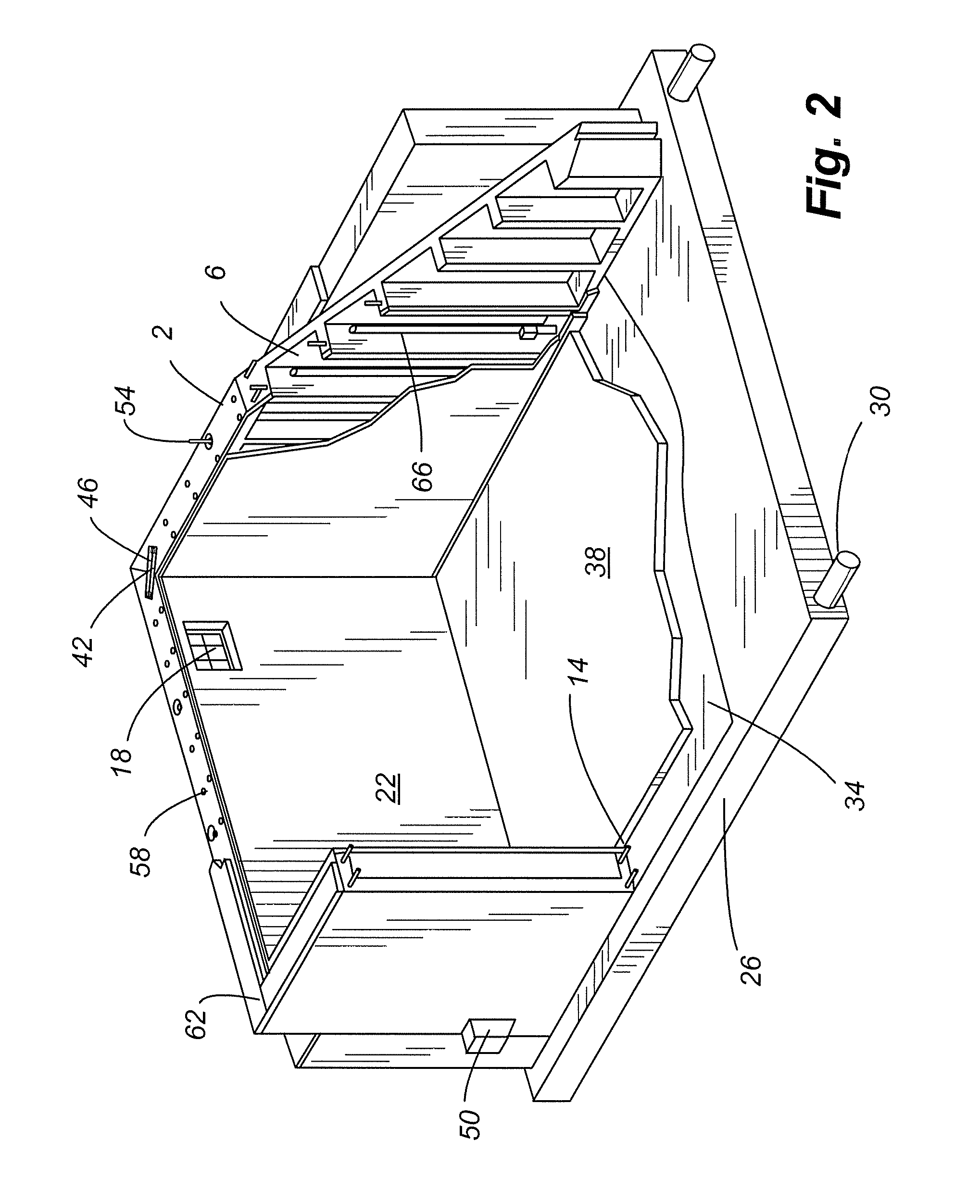 Method and apparatus for fabricating a low density wall panel with interior surface finished