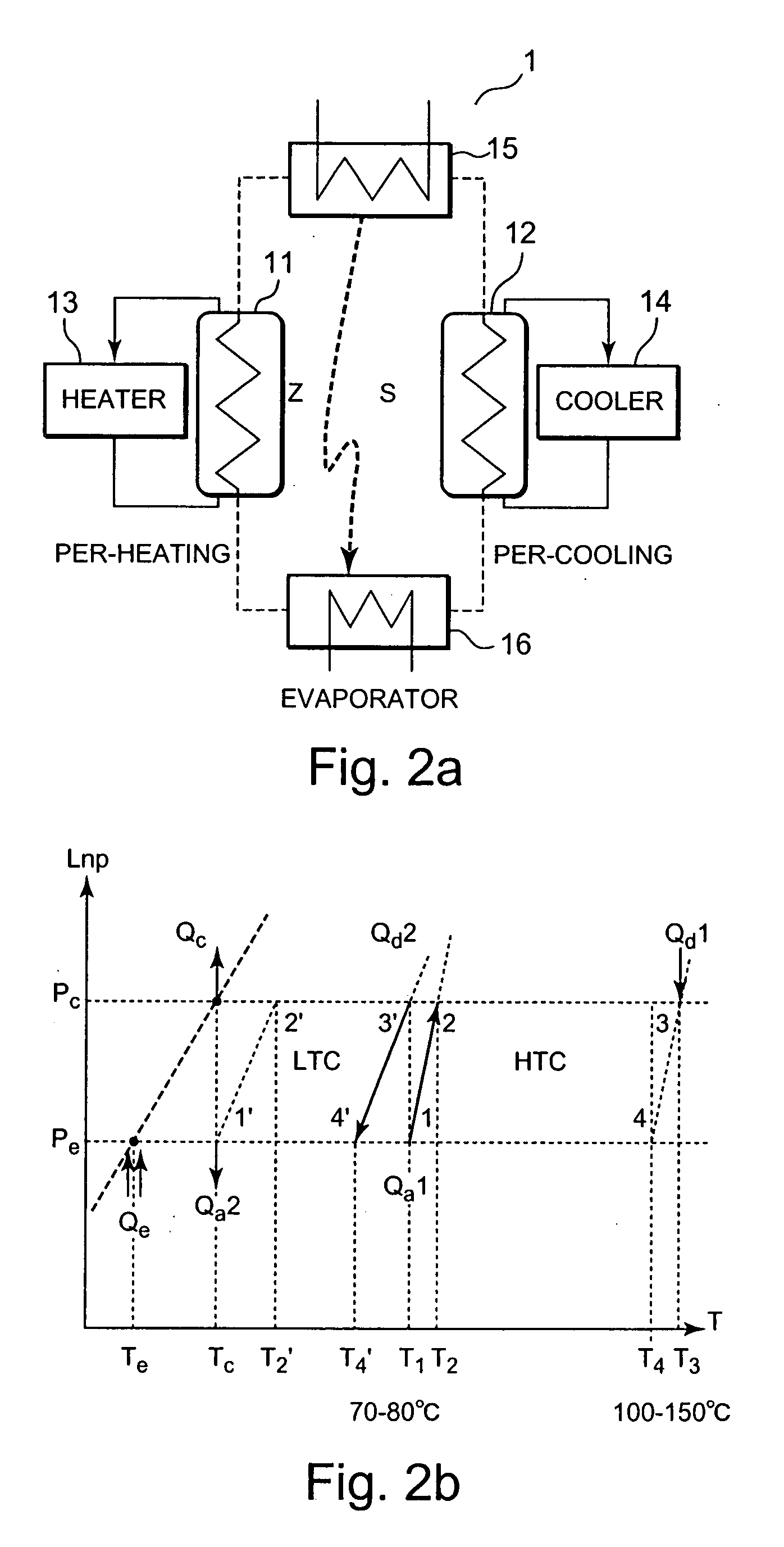 Double-effect adsorption refrigeration device