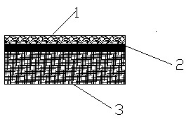 Nonwoven fabric composite sound-absorbing lamination fabric for automobile internal decoration and manufacturing method thereof