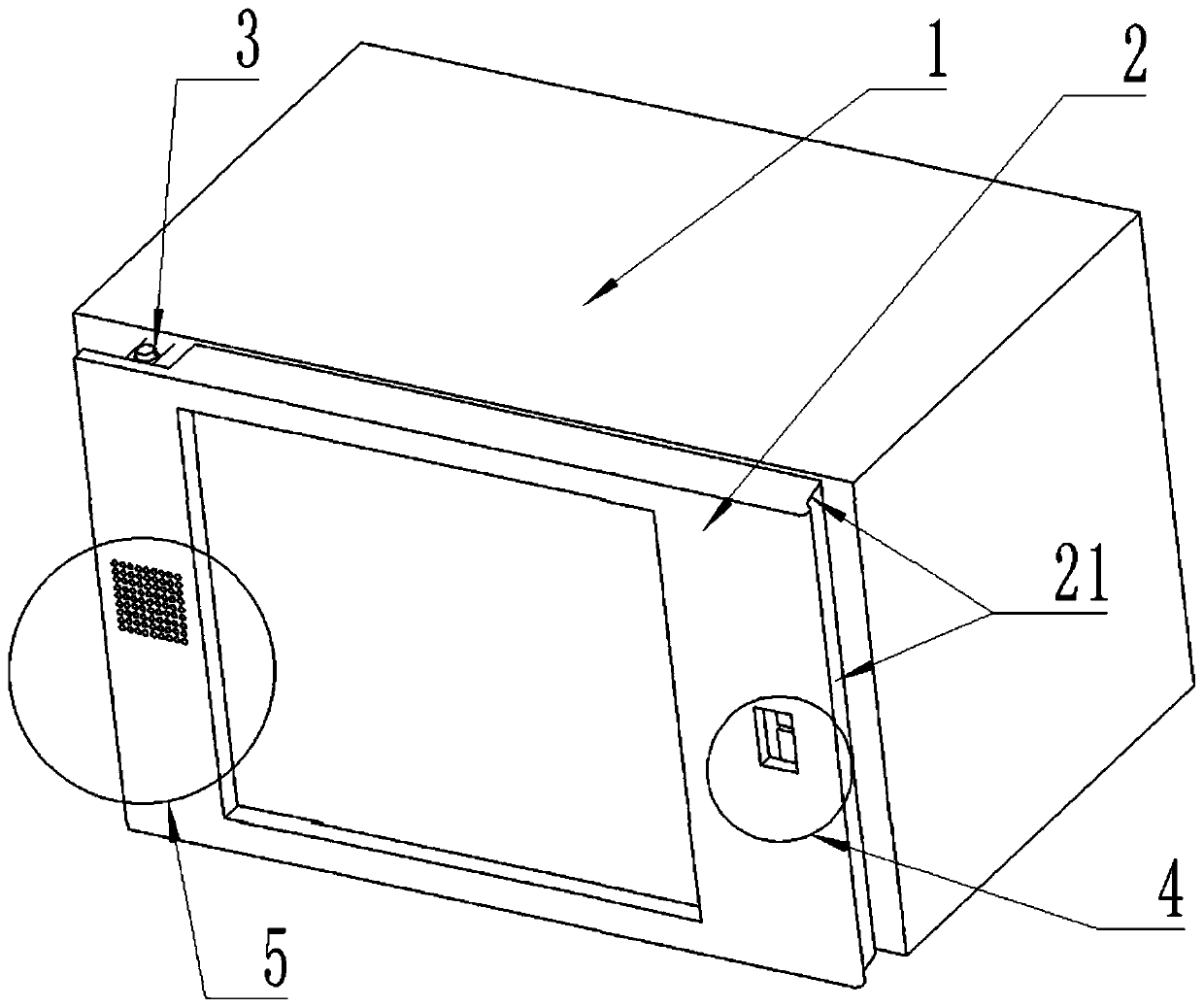 Hidden handle type door device