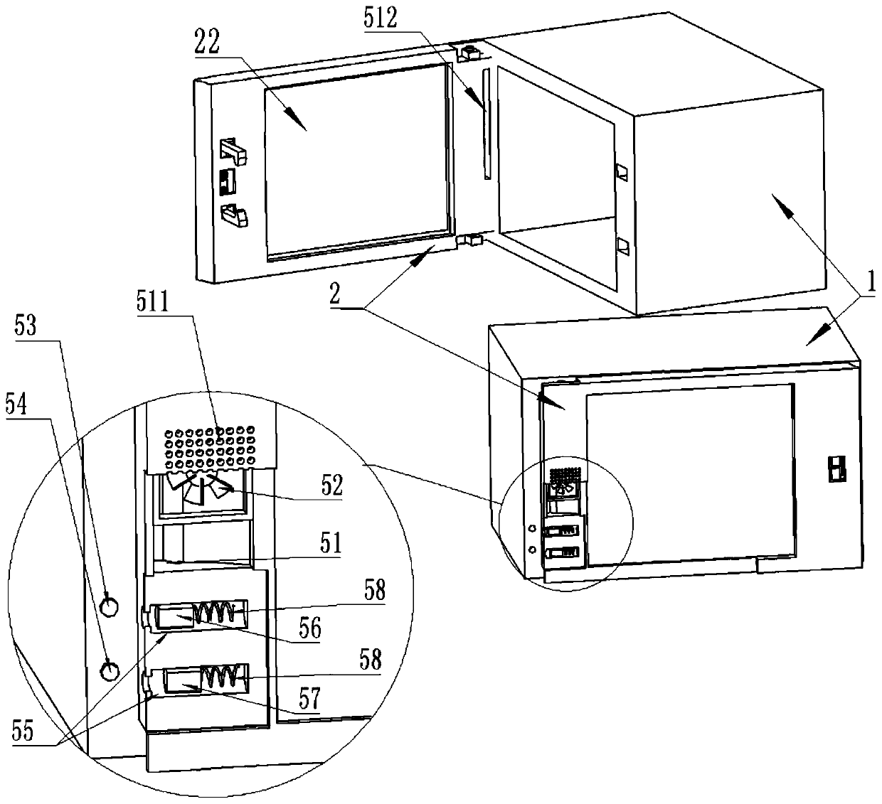 Hidden handle type door device