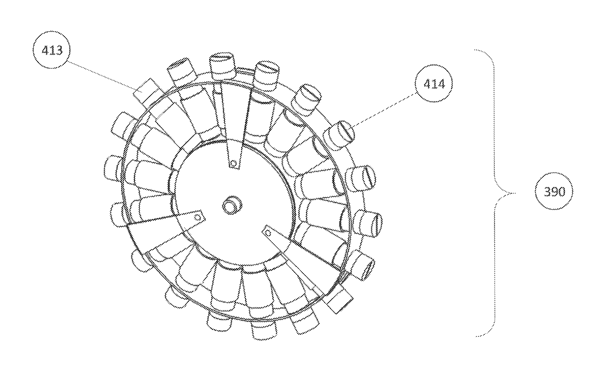 Rotating and oscillating breaching device with reactive material