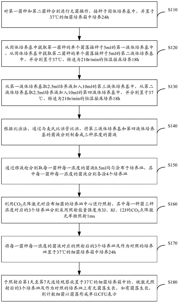 CO2 fractional laser sterilization experimental method