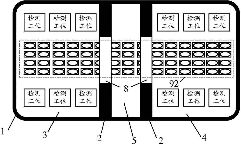 Device for high and low temperature shock tests