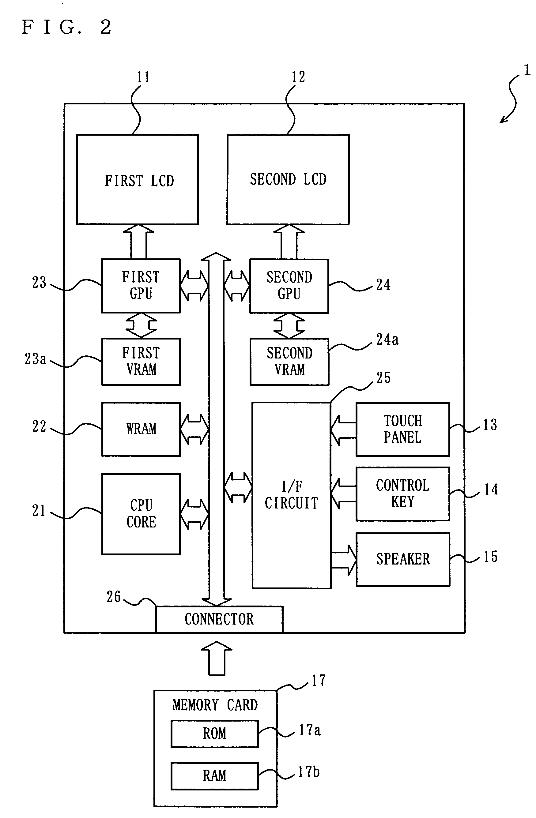 Game machine having display screen with touch panel