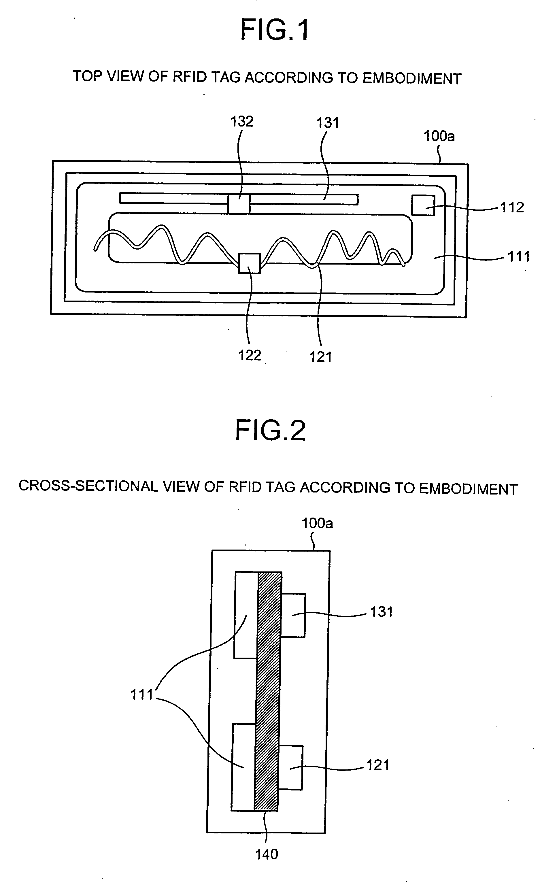 RFID tag and antenna arranging method