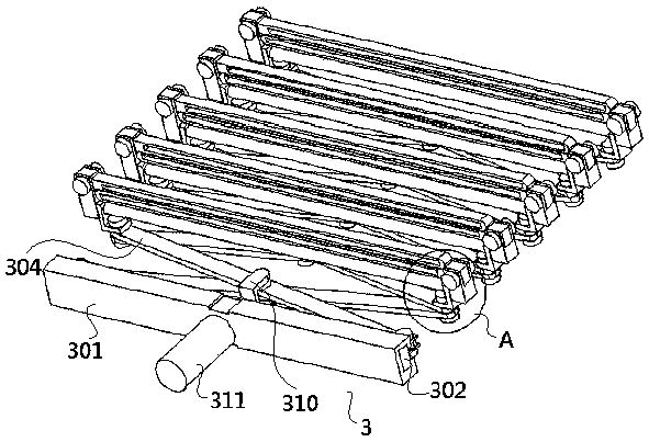 Automobile automatic foldable sun-shading device