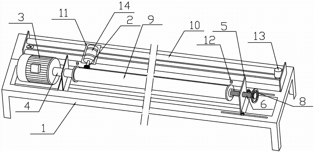 Automatic cleaning machine of delivery pump pipe