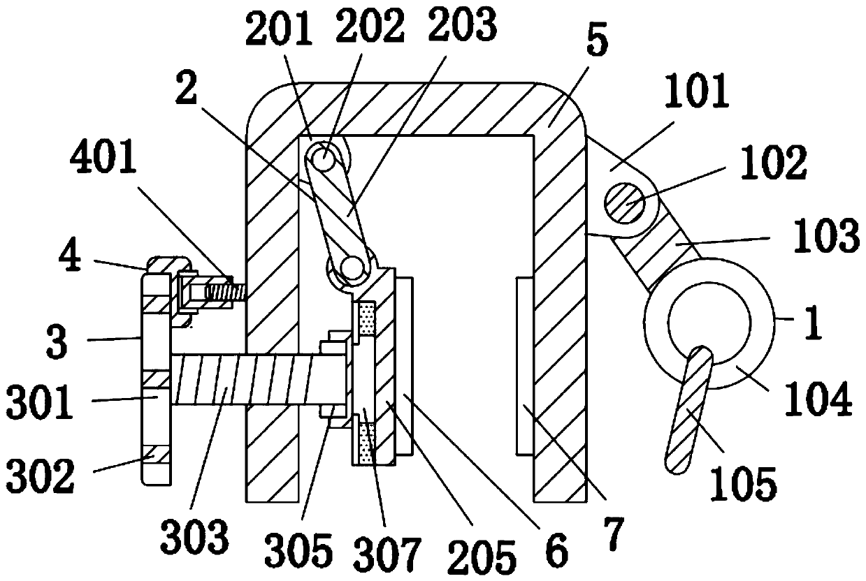 Padlock device special for steel sheet pile construction safety rope