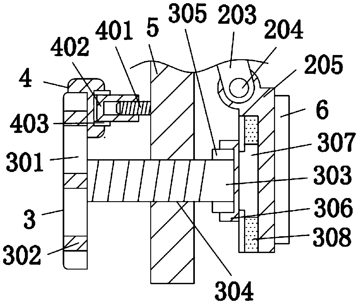 Padlock device special for steel sheet pile construction safety rope