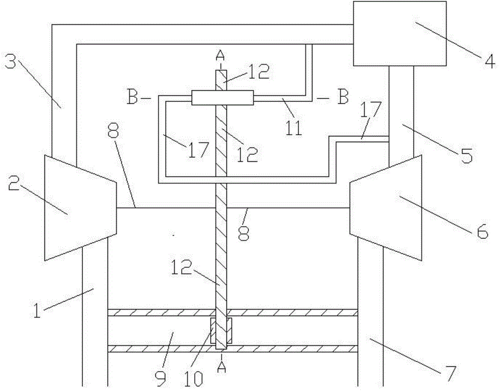 Rotary body and valve coaxial connection device