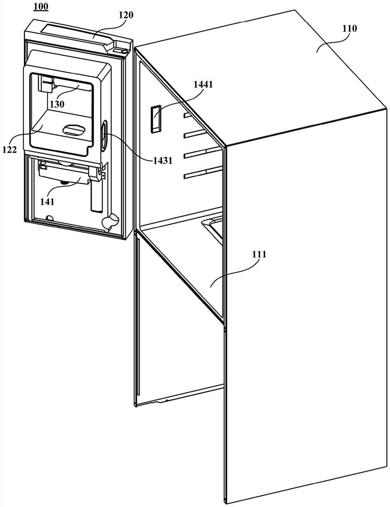 Refrigerating and freezing device