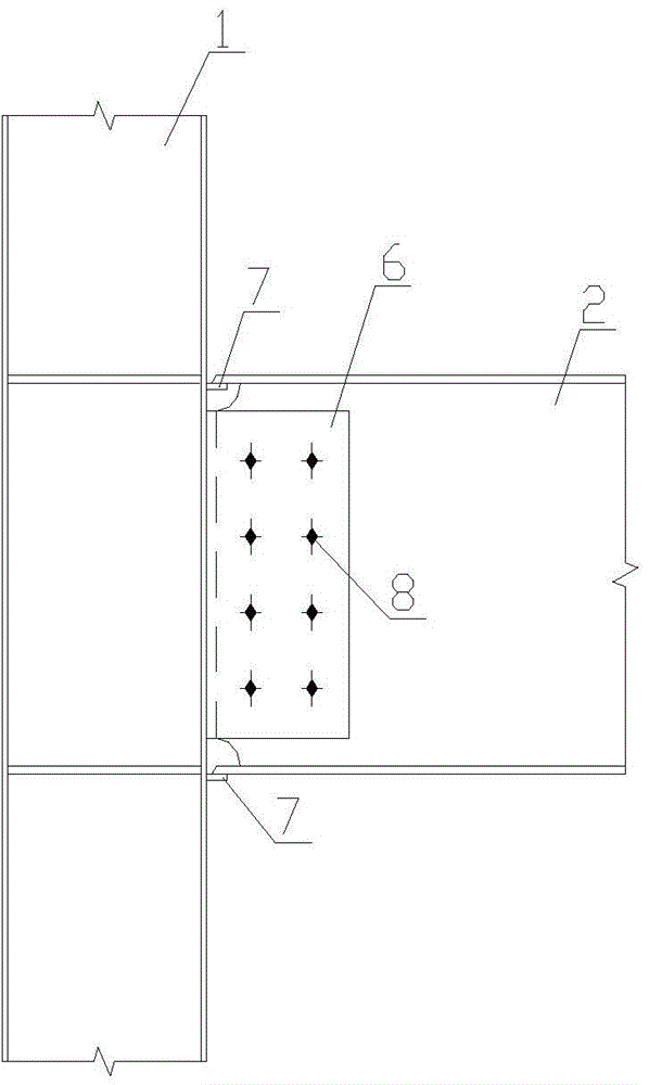 Plug-and-play steel structure beam and column connector and method