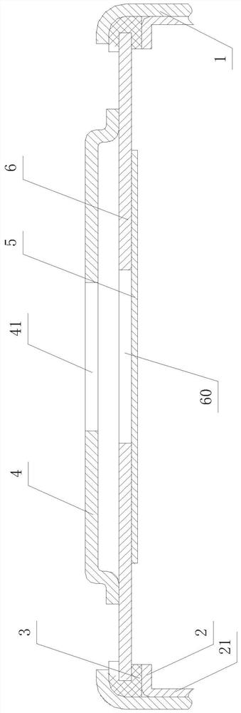 Micro battery sealing and explosion-preventing structure and inner pressure detecting method