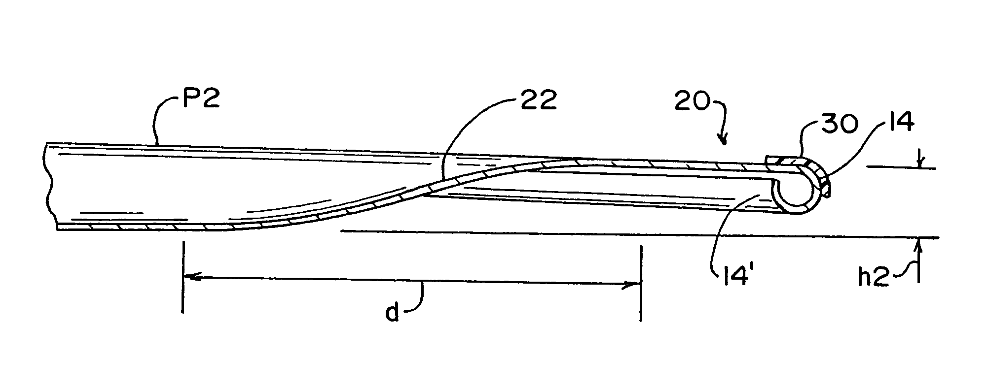 Baking sheet with slide-off ramp