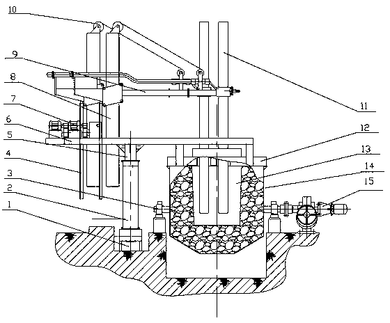 High-temperature smelting and reducing three-phase arc furnace