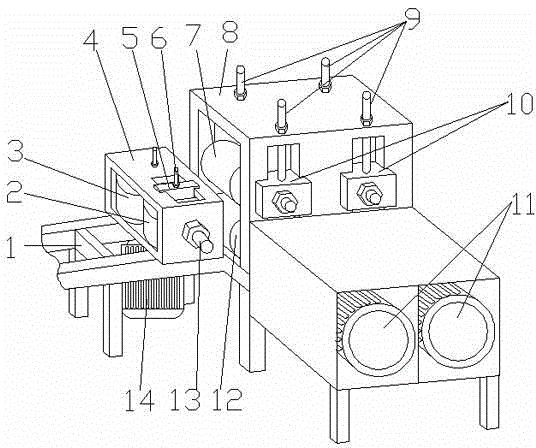 Adjustable four-surface polishing machine for board