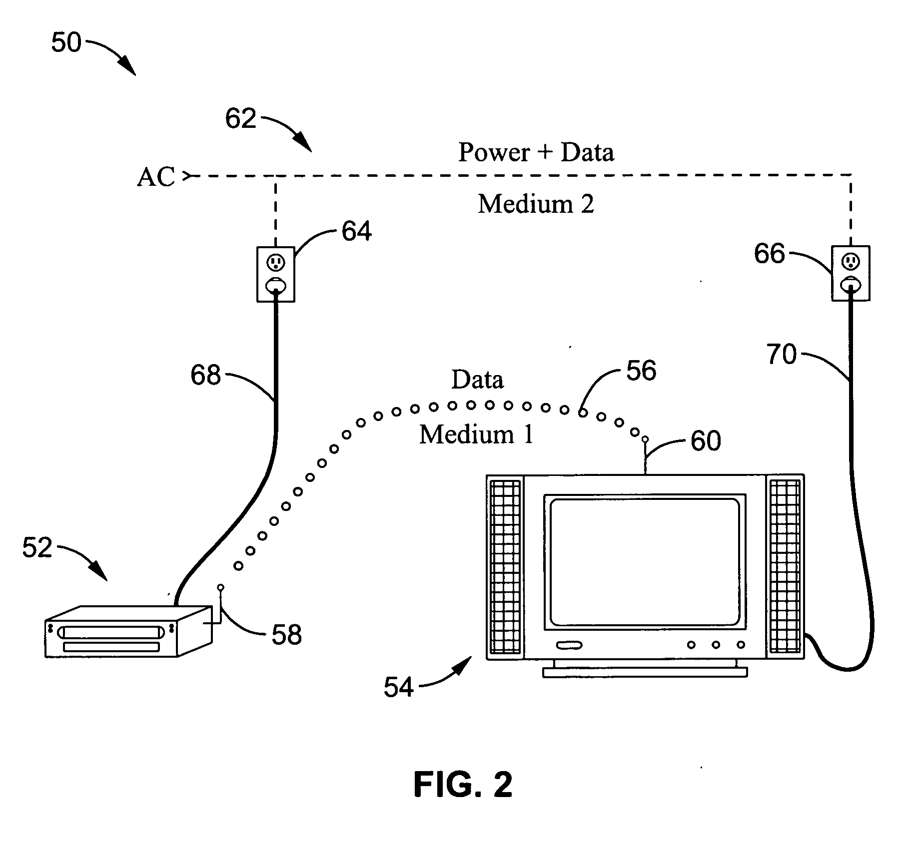 Reliable audio-video transmission system using multi-media diversity