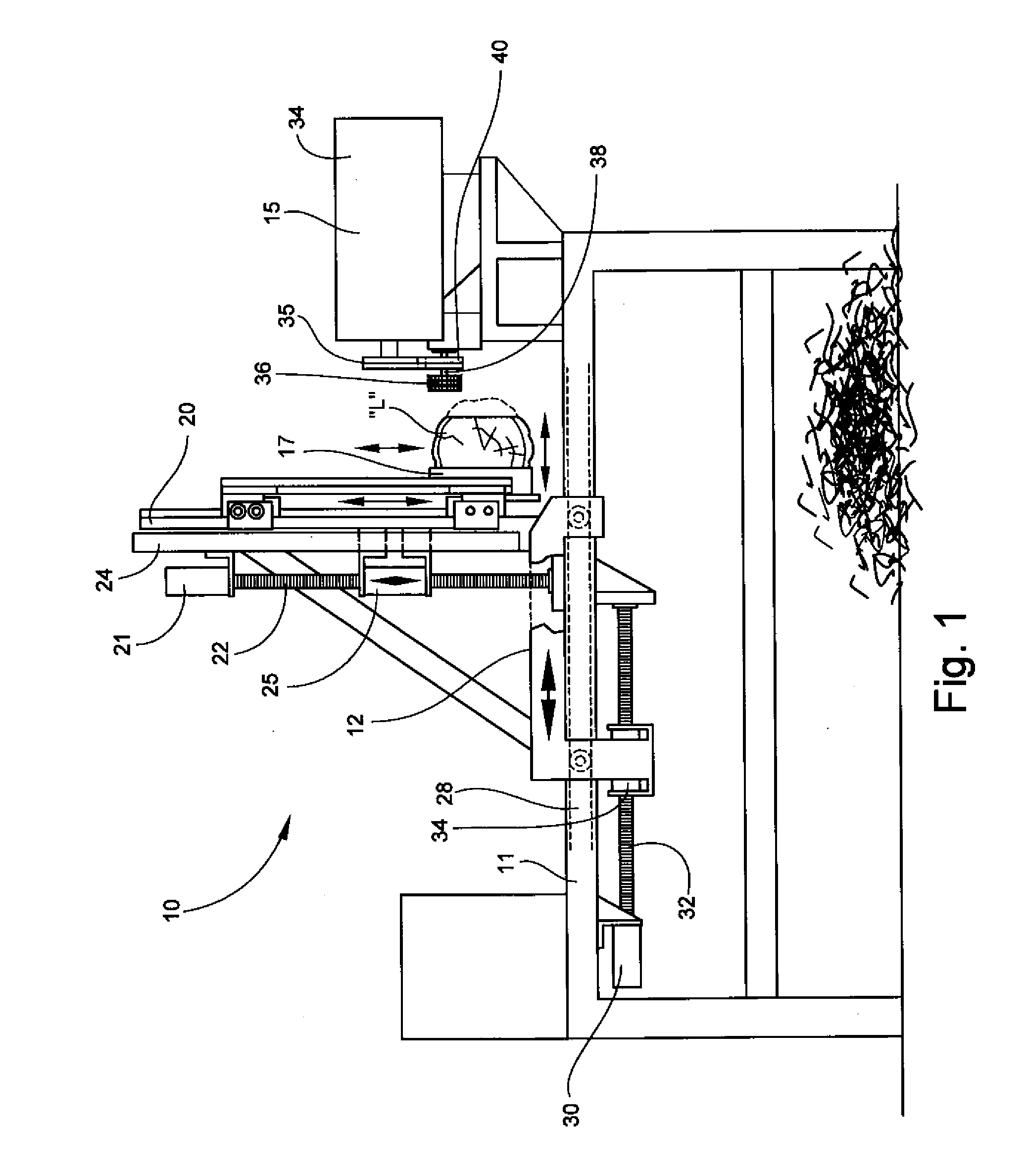 Method and apparatus for producing mulch