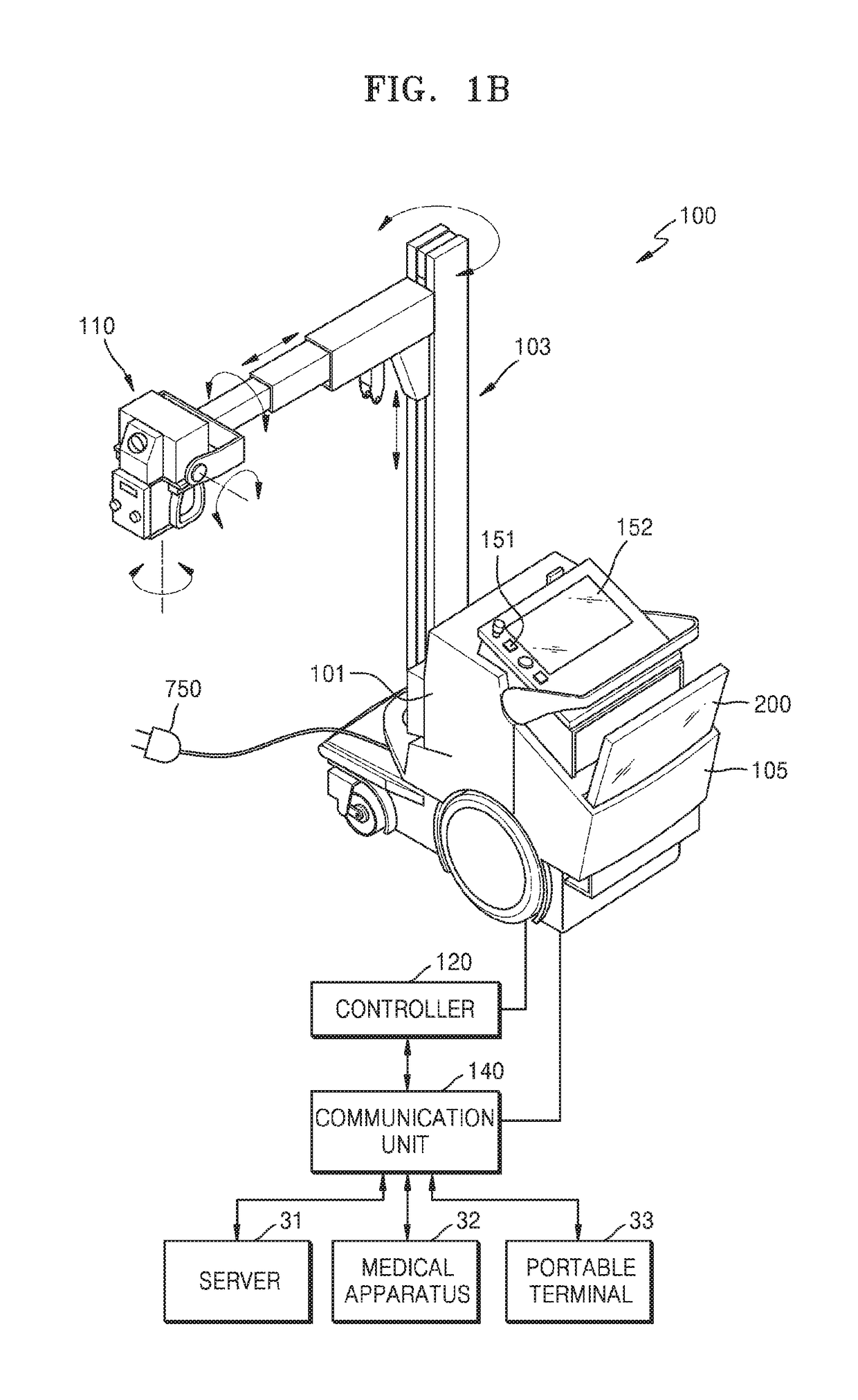 Mobile X-ray apparatus including a battery management system