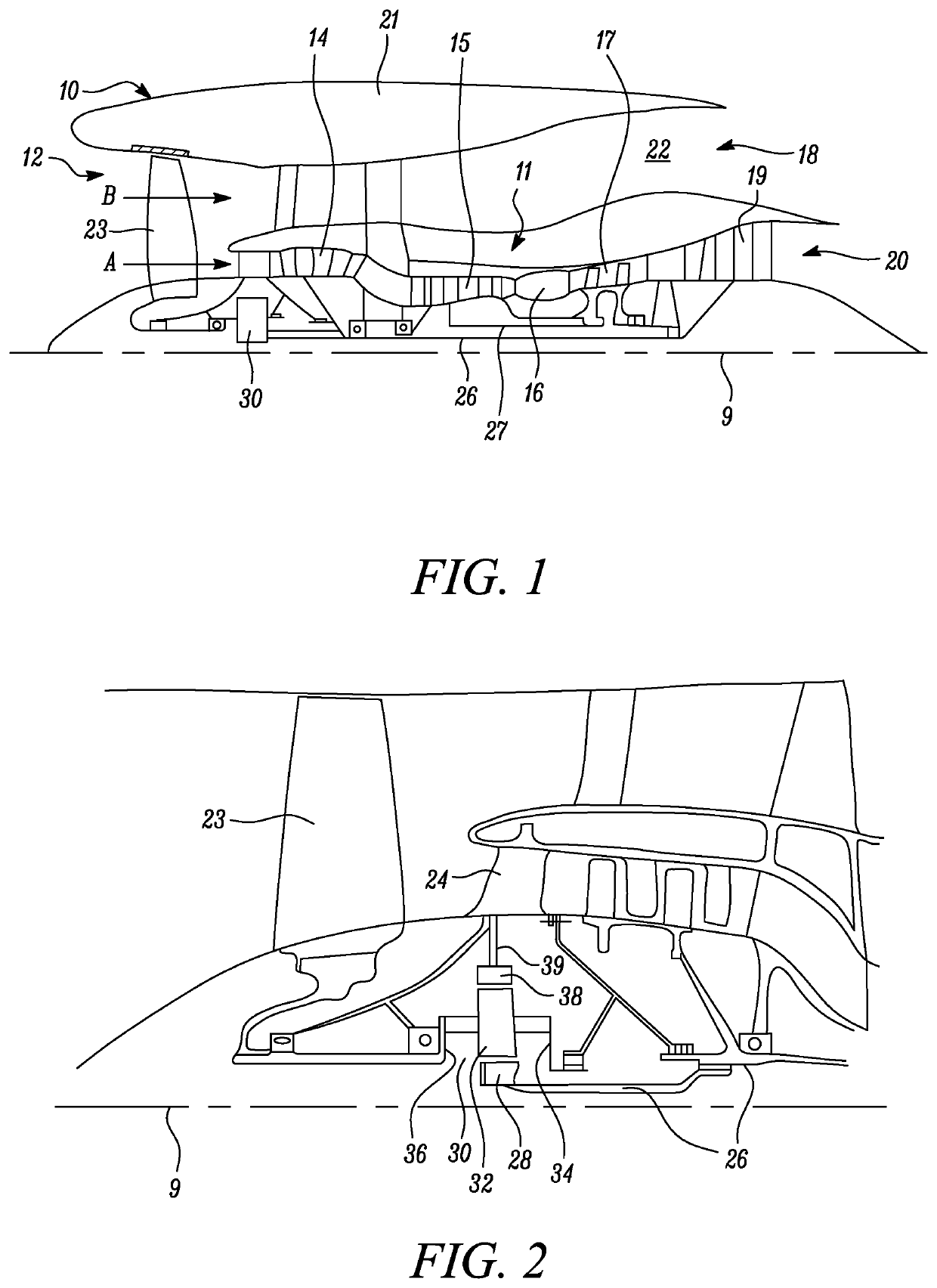 In-flight monitoring of aero engine health