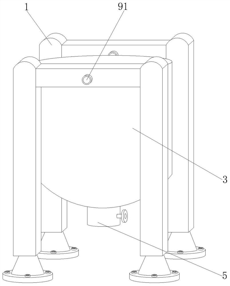 Aquaculture feed preparation device with uniform mixing function