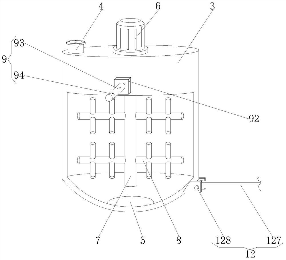 Aquaculture feed preparation device with uniform mixing function